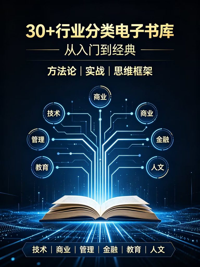 图片[1]-30+ 行业分类电子书:从入门到经典，覆盖技术、商业、金融等六大领域-资源杂货铺